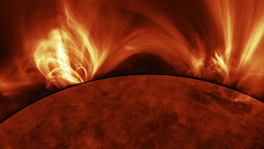 Solar Observatory glimpses sun